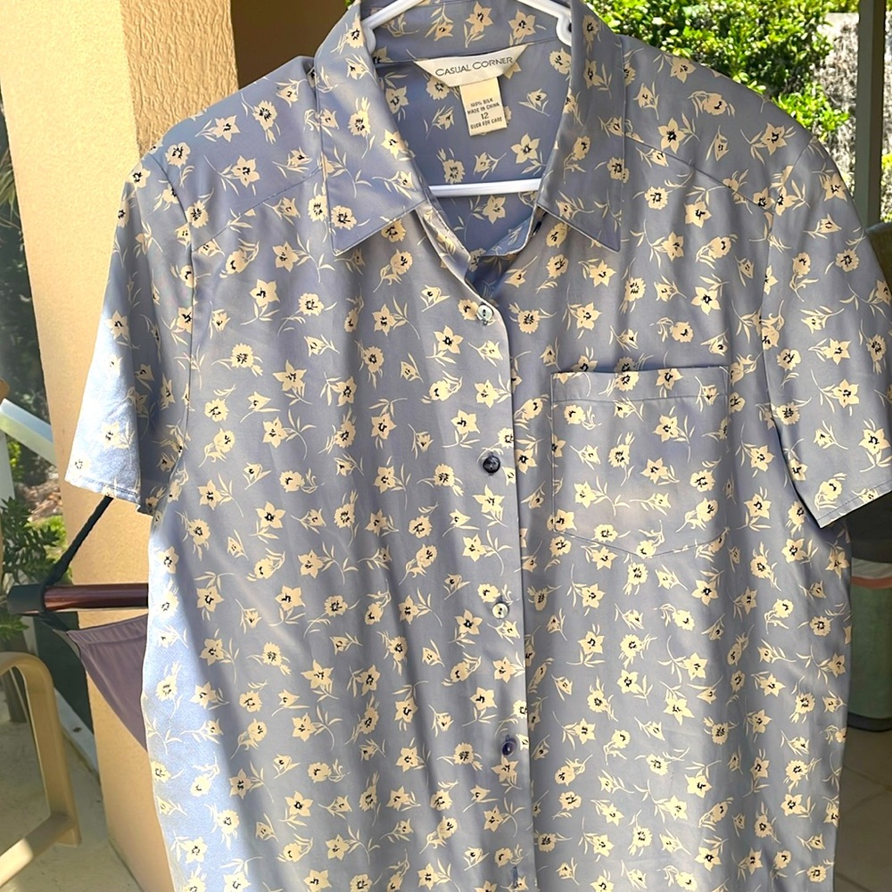 SILK BLOUSE by Casual Corner